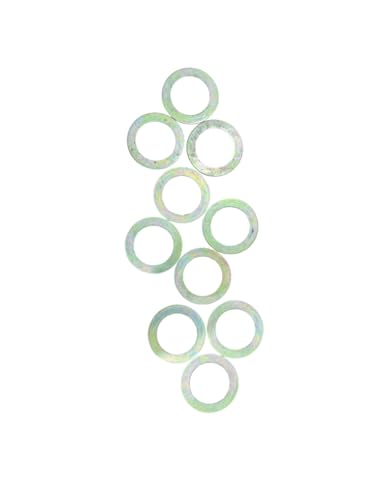 Bucket Pin Shims Washer (70mm x 45mm x 1.5mm) - Set of 10, Compatible with Various Earthmoving Machines - Durable Replacement Parts for Improved Performance