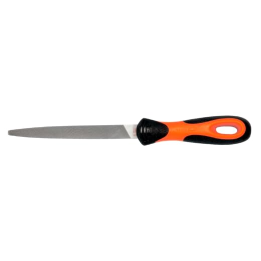 SnapOn 1-110-10-2-2 Bahco 10-Inch Flat Cut 2-File with Handle. , Gray