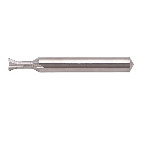Dovetail Cutter Carbide End Mill 6mm Shank 4 Flute for Wood Aluminum Slotting Milling 50mm Length (65°) 65°