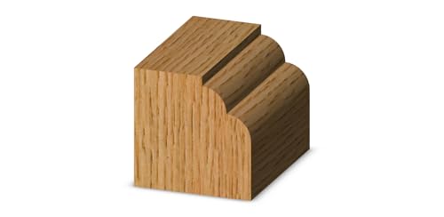 Whiteside Router Bits 3205 Double Round Bit with 5/32-Inch Radius, 1-1/8-Inch Large Diameter and 1/2-Inch Cutting Length