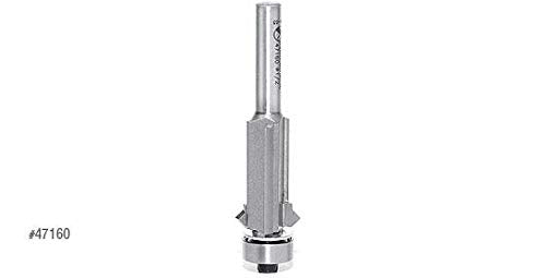 Amana Tool - 47160 Carbide Tipped Flush Trim V-Groove 5/8 Dia x 1" 4 Shank