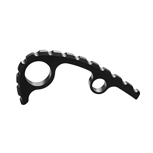 Titanium Back Spacer for Spyderco Para Military 3 Black