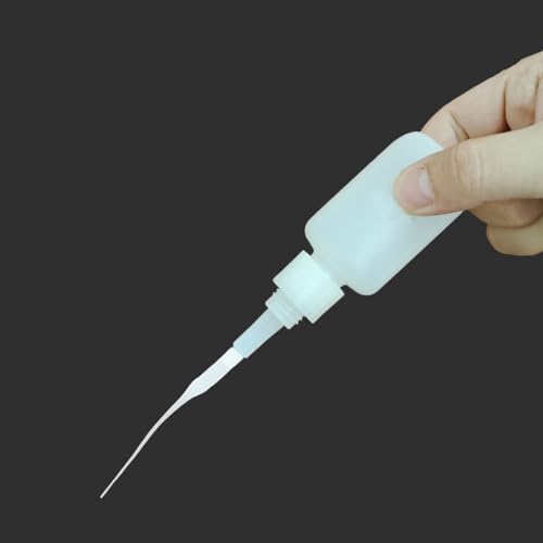 200 Pcs Plastic Glue Micro Tips Glue Applicator Tips Glue Bottle Precision Tips Glue Extender Dispenser Tips Lab Dispensing Tips