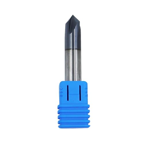 3/8in Solid Carbide End Mill, Chamfer Mill-Double End, 4 Flute 3/8in, 4 Flute