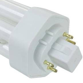 Circle (6 Pack PLT-42W 841, 4 Pin GX24Q-4, 42 Watt Triple Tube, Compact Fluorescent Light Bulb 4100k - Cool White 6 Count (Pack of 1)