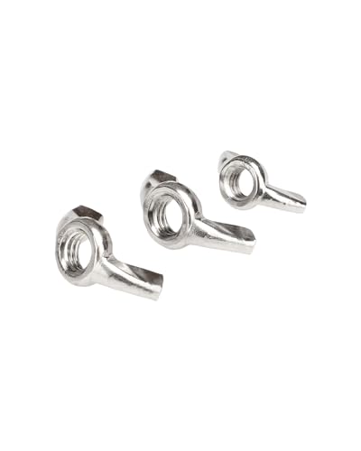 M10-1.5 Wing Nuts - IMScrews 304 Stainless Steel Wing Nuts - Durable Hardware for Home Maintenance and Professional Engineering Pack of 20 M10-1.5