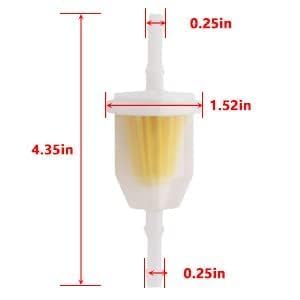 1014523 Fuel Pump for Club Car Gas Golf Cart DS & Precedent (1984-up) 290FE 350FE Engines Replacement Kit with Fuel Filter Fuel Line Spark Plug Tune Up kit