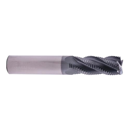 4 Flute Solid Carbide Roughing End Mill(1Pc, 1/2"), ALCrSiN Nano Coated 1/2 in