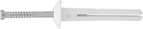 Hillman Truss-Head Nylon Anchor 1/4 Inch" x 1-1/2 Inch" 100 Pack 370558