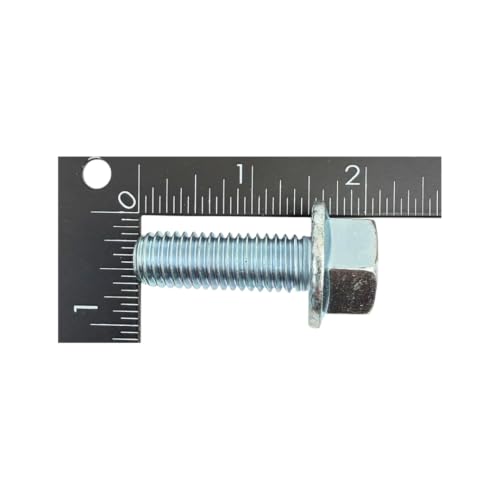 1/2"-13 x 1-1/2" Grade 8 Hex Serrated Flange Bolts, Pack of 10 | SAE J429 High-Strength Coarse Thread Fasteners for OEM, MRO & Industrial Applications | Clear Zinc Trivalent Plated Bolts Only