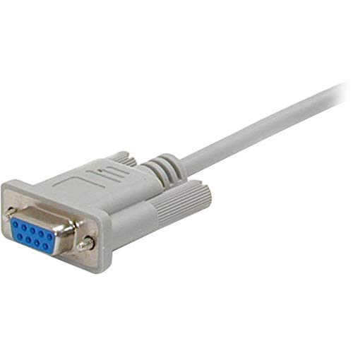 StarTech.com 10 ft Cross Wired DB9 to DB25 Serial Null Modem Cable - F/M - Null Modem Cable - DB-9 (F) to DB-25 (M) - 10 ft (SCNM925FM) 1 Count (Pack of 1)