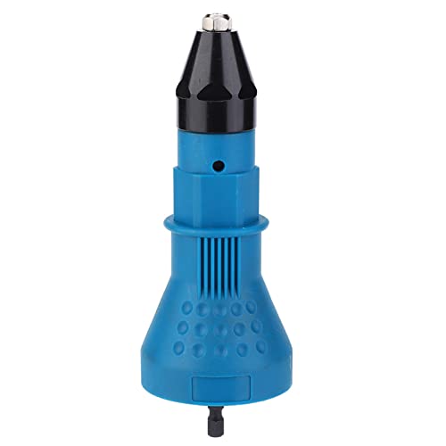 Electric Rivet Nut Adapter Efficient Riveting Tool for DIY Enthusiasts with Electric Drill (Blue) Blue