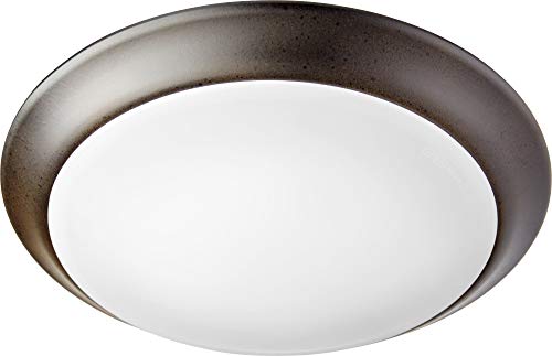 Quorum 905-10-86 Transitional LED Ceiling Mount in Bronze/Dark Finish,