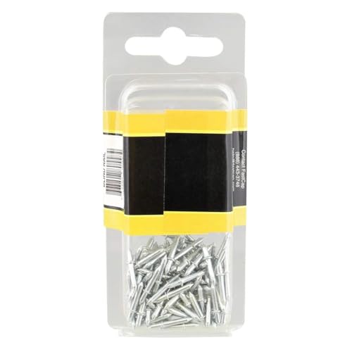 FastCap Double Ended Blind Nails 9+5mm (3/8"+3/16") Pack of 100: Invisible Mechanical Connector, Hardened Steel, Ideal for Woodworking and Finishing, for Secure Joinery & Easy Setting