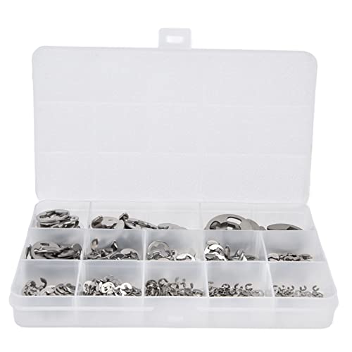 Retaining Ring, E Clip Standard Design 1.5mm-15mm Wide Use Good Match for Gear for Shaft for Bearing