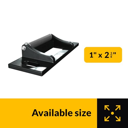 Brixwell Surface Roller Strike, Metal Material, 2-3/4" Length, 1" Width, Door Latch Keeper Plate, Roller Catch Strike Hardware For Frame Repair, Dark Bronze Finish, Pack of 2 1" x 2-3/4" (Pack of 2)