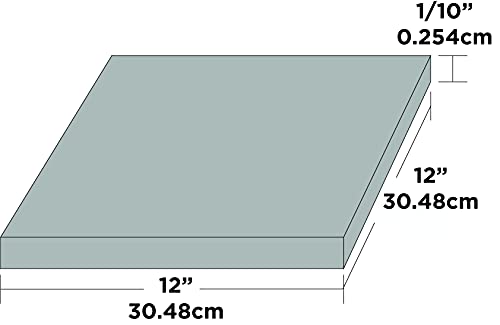 Sorbothane Vibration Damping Sheet Stock (50 Duro, 1/10 x 12 x12in) 50 Duro