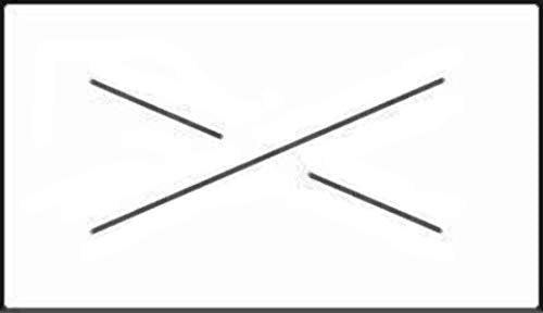 Veltec 2212 White Pricing Labels for Garvey (22-6, 22-7, 22-8) and Contact (6.22, 7.22, 8.22) One-Line Price Gun/Labelers, Free Ink Roller – 9 Rolls, 11,000 Labels with Security Slits