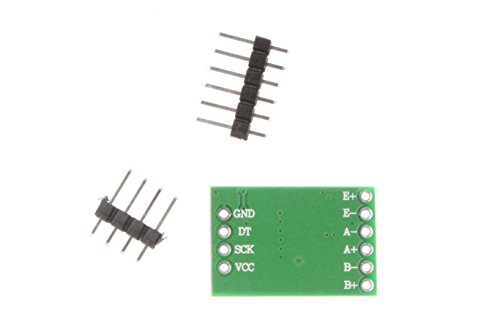 NOYITO 1kg 5kg 10kg 20kg Load Cell and HX711 Combo Pack Kit - Load Cell Amplifier ADC Weight Sensor (10kg+HX711) 10kg+HX711