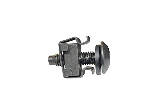 Black M5 Cage Nut & Screws w/Washers 25-Pack - USA Made