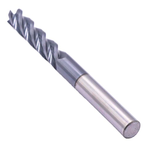 3/8" 4 Flute Solid Carbide Square End Mill, AlTiN Coated, 1-3/4" LOC 4" OAL