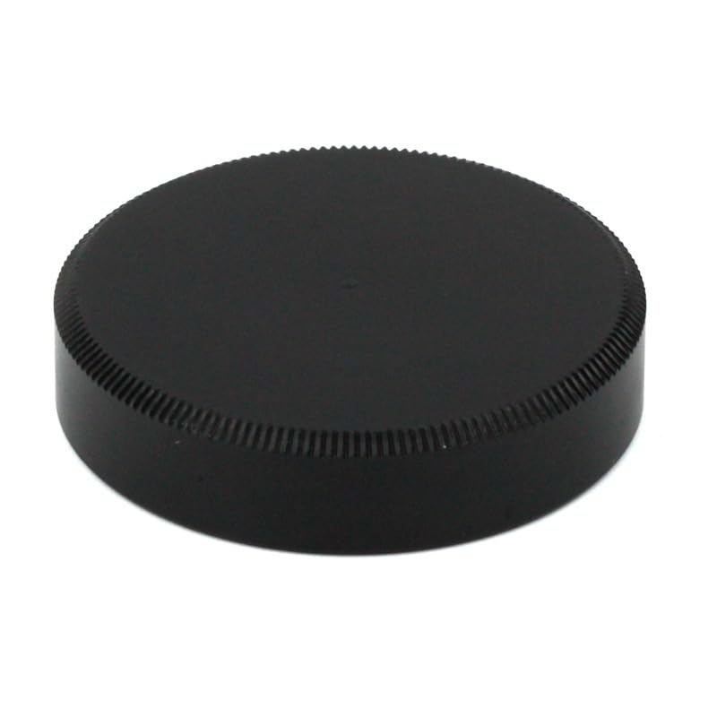 Metal M42 Rear Lens Cap, Aluminum Alloy Rear Lens Cover for Universal M42 (42mm x1 Thread) Screw Mount Lenses, Durable & Lightweight (Black)