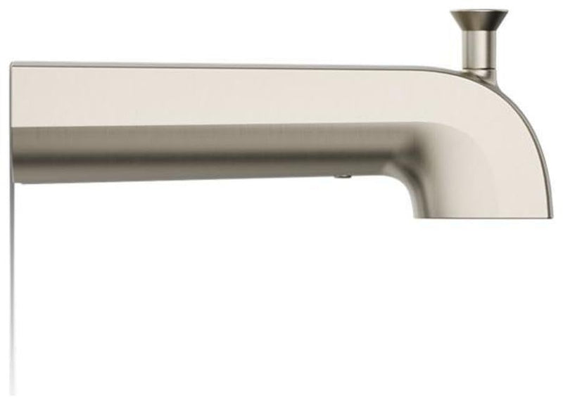 Kohler K-97089-2MB Pitch Wall-Mount Diverter Bath Spout, Slip-Fit Connection, Sleek Design, Vibrant Brushed Moderne Brass