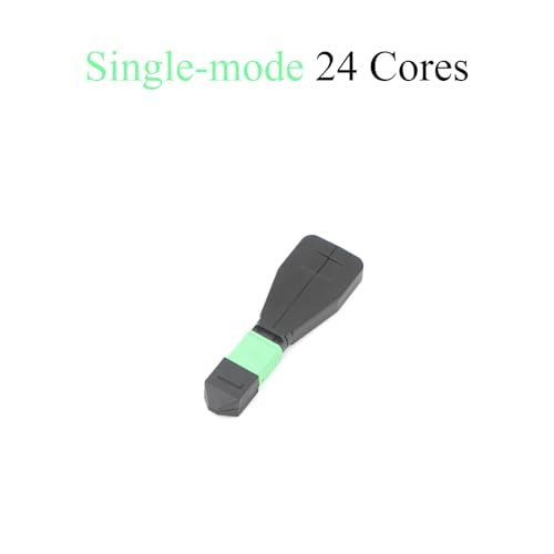 MPO Fiber Optic Loopback Adapter, 24-Core MPO Connector Single Mode SM 24 Cores - Green