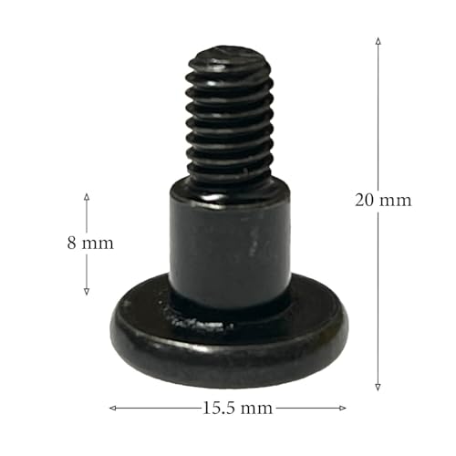 Short M6 Step Bolt Compatible with Many Blackstone Gas Griddles 4-Pack