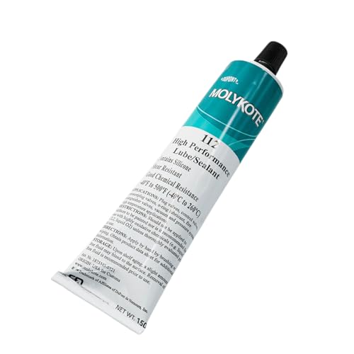 Molykote 112 150g 5.3oz High Performance Lube/Sealant Lubricant Grease for Valve Lubrication & Sealing High Consistency Nonmelting Silicone Shear Resistant Translucent White Dow Corning
