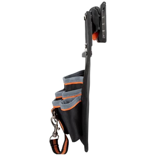 Klein Tools MODbox Tool Pouch, Electrician Bag, Quickly Attach and Release from Tool Belts and MODBox Rail System 8-Pocket 8-Pocket Pouch