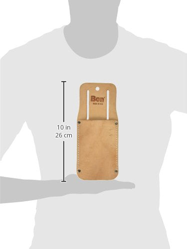 Bon Leather Trowel Holster – Top Grain Leather Tool Holder for Margin & Caulking Trowels – Fits Up to 3.5” Trowels