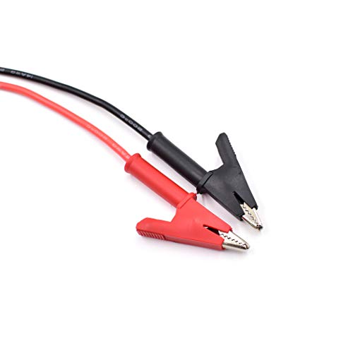 14AWG Heavy Duty Test Leads 4mm Banana Plugs to Alligator Clips Flexible Cable Wire Set for Multimeter Electrical Testing 5 Colors 6 Feet 6Ft