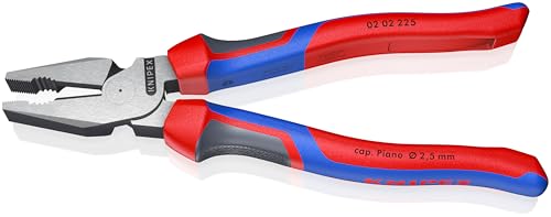 KNIPEX Tools - High Leverage Combination Pliers, Multi-Component (202225), 9 inches Comfort Grip