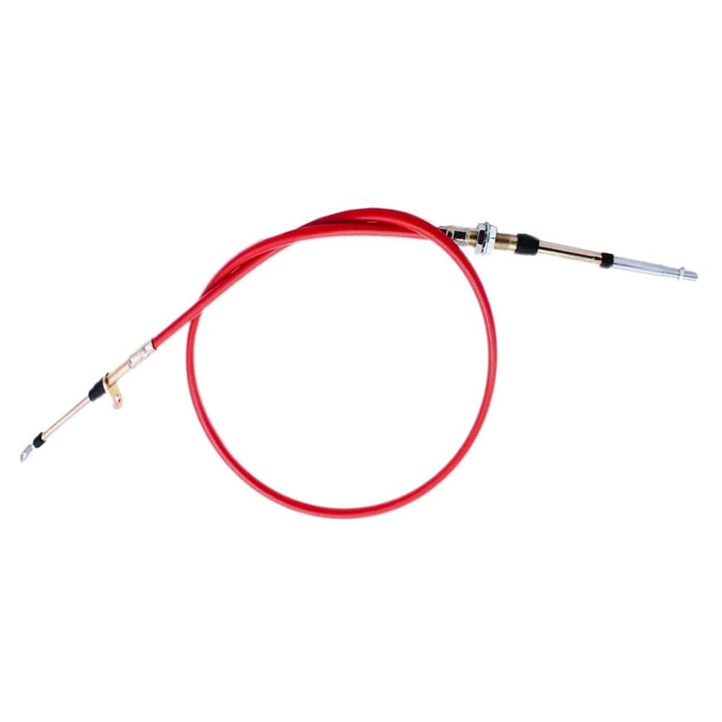 Automatic Transmission Shifter Cable 80833, Replacement for B&M Automotive Heavy Duty Performance Shifter Cable Eyelet End,5ft Long Af72-1002 BMM-80833 0.375" Outer Diameter Red red-80833