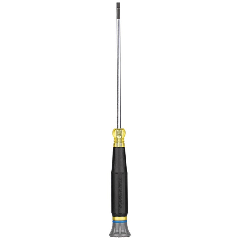 Klein Tools 6254 Mini Precision Screwdriver, 1/8-Inch Slotted, Features Cushion-Grip Handle, Rotating Cap, Color Coded Ring, 4-Inch Shank Screwdriver Set