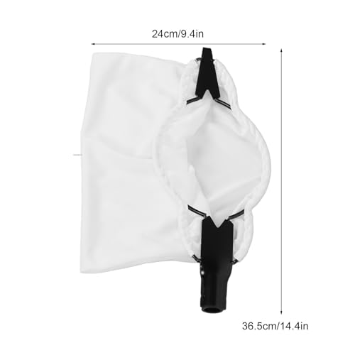 Aramox Tungsten Steel Fruit Picker with Large Harvest Basket V Shaped Blades Non Woven Fabric Bag for Apples Oranges Pears Nuts Mangoes Home Farm Garden