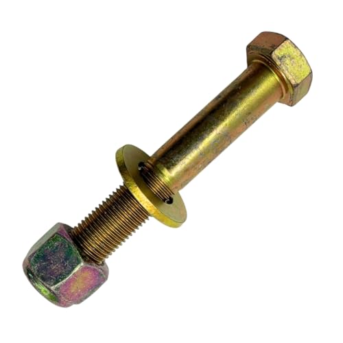 1/2"-20 x 3 Grade 8 Bolts (4-Pack) – Heavy-Duty Hex Bolts with Flat Washers & Nylon Lock Nuts – High-Strength SAE J429 Anti-Vibration 3.0" UNF Fine Thread