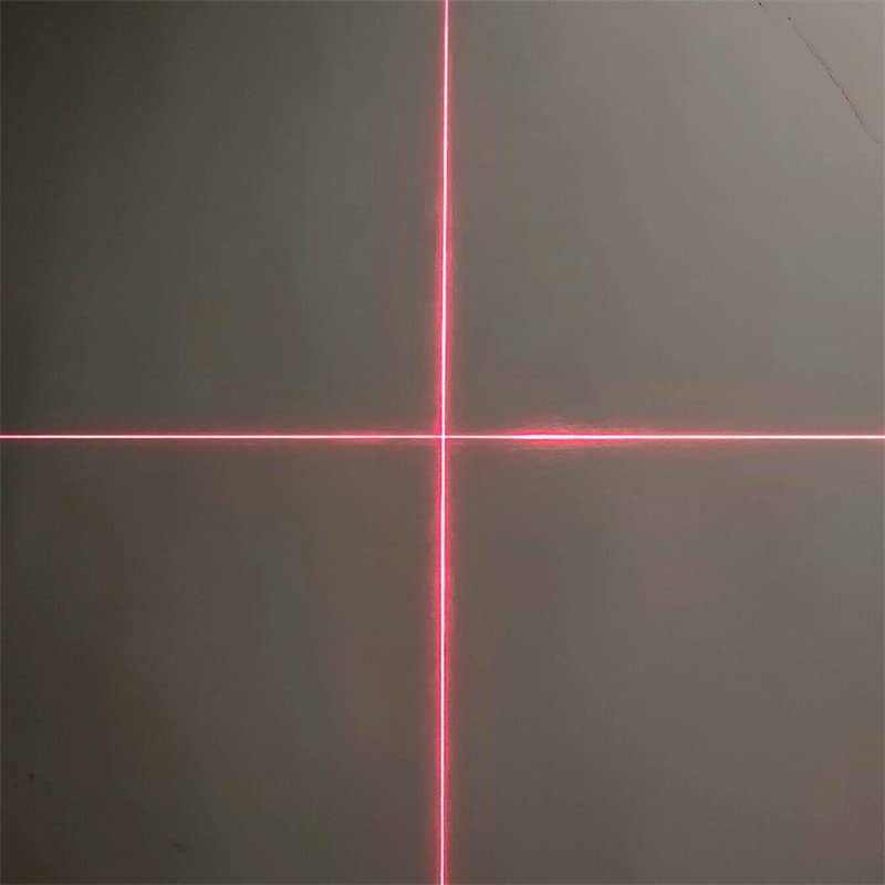 Red Cross Line Light Cross Hair Module Generator Projector Placement Position Guide for Wood Stone Screen Printing Heat Press Cloth Fabric Cutting Alignment (+AC-DC adpter+Holder, Red Cross) 638nm (AC-DC Adapter + Holder)