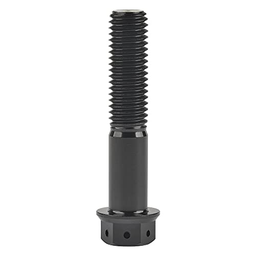 Titanium Flange Hex Head Bolt M8 (M8x50mm, Black) M8x50mm