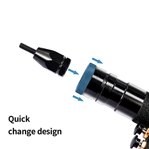 Pneumatic 1/4 Self-Locking Rivet Nut Gun Head(1pc) use for KIARUO Pneumatic Rivet Nut Gun