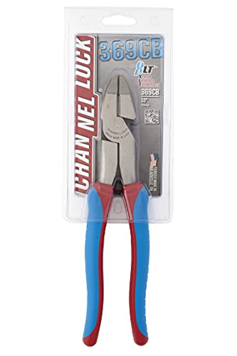 Channellock Lineman's Pliers 369CB - Hi-Leverage Round Nose - 9.5 In