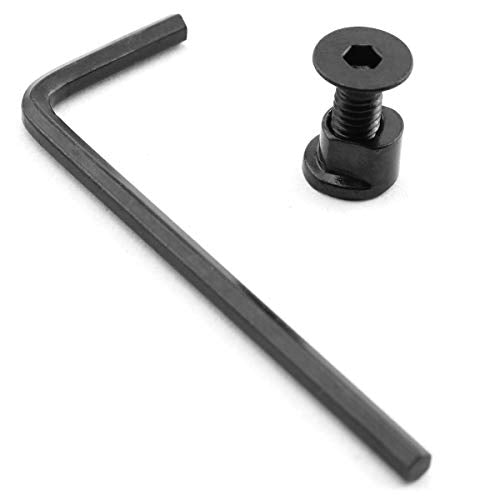 heyous 10 Sets Aluminum Alloy Keymod Screw and Nut Replacement Set for Railed Parts Fit Rail Sections for Hunting