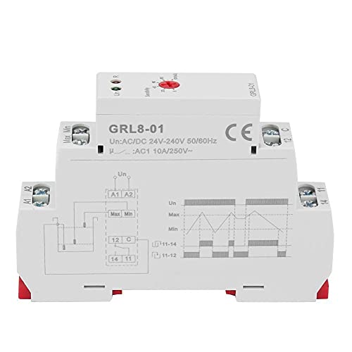 24V-240V GRL8-01 Liquid Level Control Relay Water Level Controller 10A AC/DC