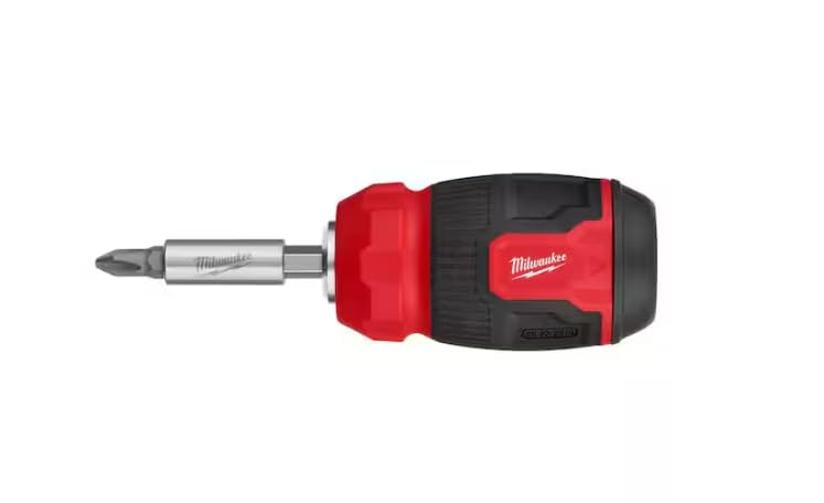 Milwaukee Electric - 2PC 14-in-1 RATCHETING Multi-BIT Screwdriver and 8