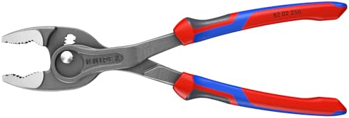 KNIPEX 82 02 250 TwinGrip Pliers with Comfort Grip Handles, 10-inch