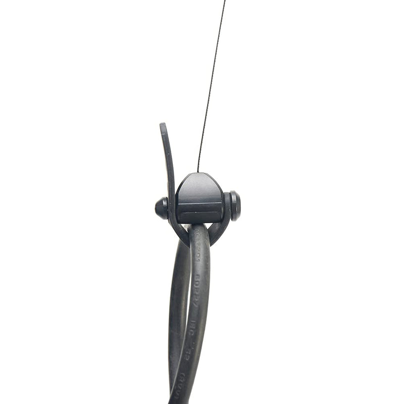 VR Cable Management, 3pcs Retractable Ceiling Pulley System, 360° Rotable VR Cable Hook, Noise-Free V R Accessories Cabl-e for Oculu-s/Rift S/Viv-e/Ps V-r