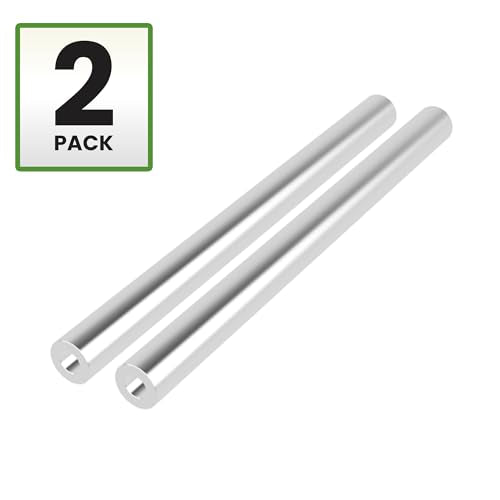Aluminum Spacer 5/8" OD x 5/16" ID x 8" Long Round Spacer 2 Pack