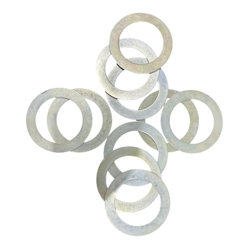 Bucket Pin Shims Washers Size 90mm x 60mm x 2mm Set of 10 Pcs Fits and Compatible with Various Earthmoving Machines
