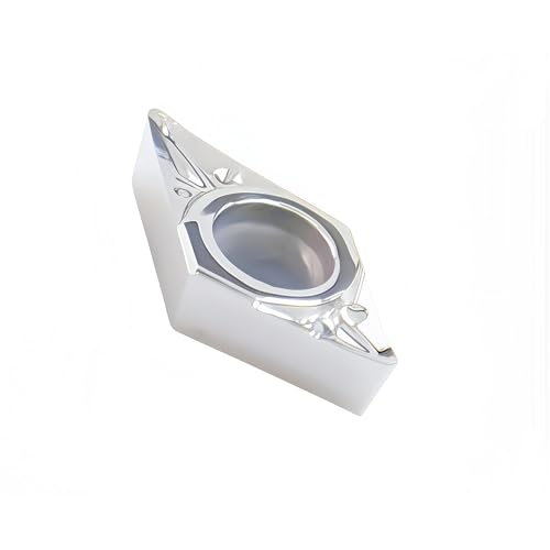 DLTOOLS Industrial CNC Carbide Inserts for Aluminum DCGT21.51/DCGT070204 for Turning Cutting Tools,10 PCS